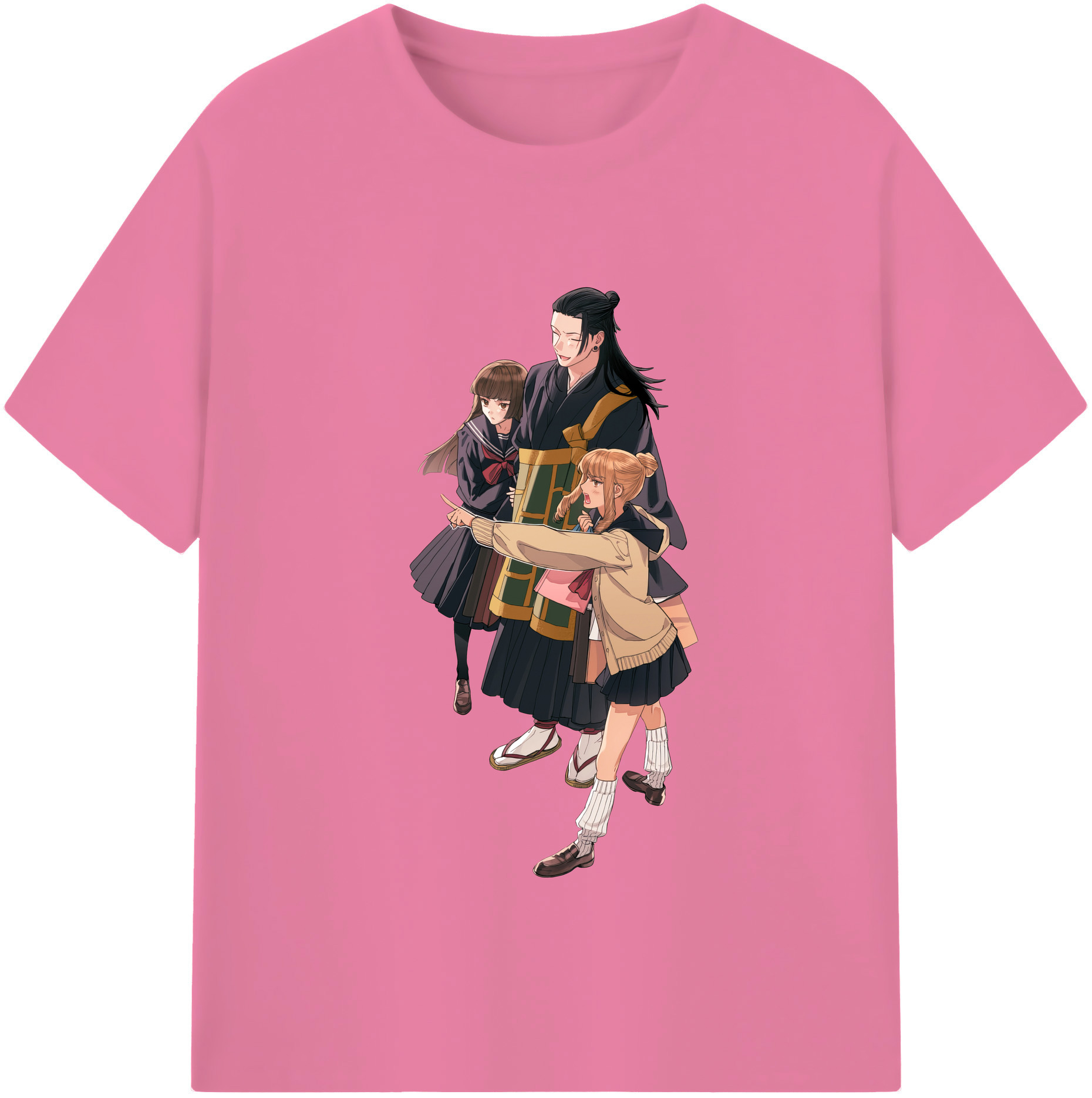 （画像用） 呪術廻戦 Jujutsu Kaisen 綿100％半袖Tシャツ（フロントプリント）